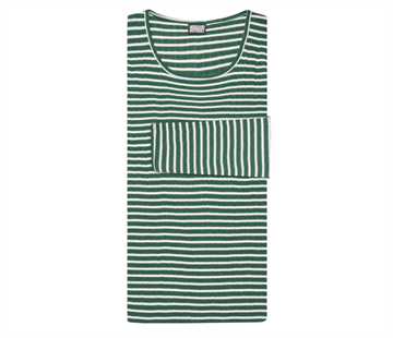 Nørgaard Paa Strøget Tee l/s KIDS NPS Stripes Bottle Green/Ecru